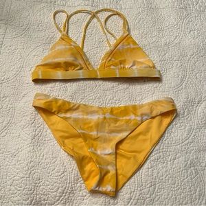 Ardene swim yellow bikini size M‎